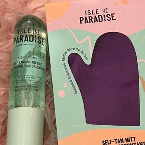 Isle of Paradise Self-Tanning Oil Mist with Purple Mitt